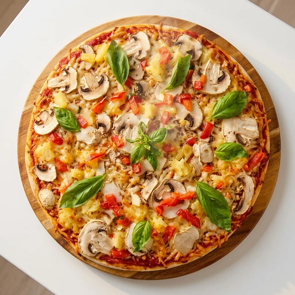 Crusty Cowboy gluten-free pizza at Avatara Food Truck, NW Calgary